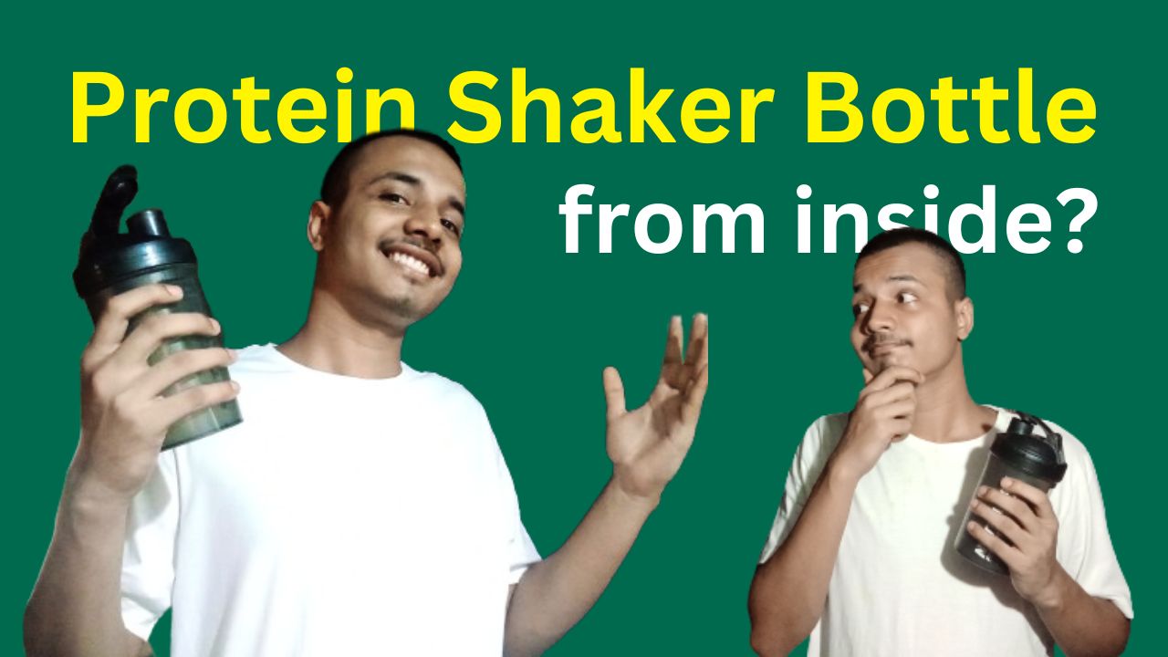 Protein Shaker Bottle a look from inside Dear Health,