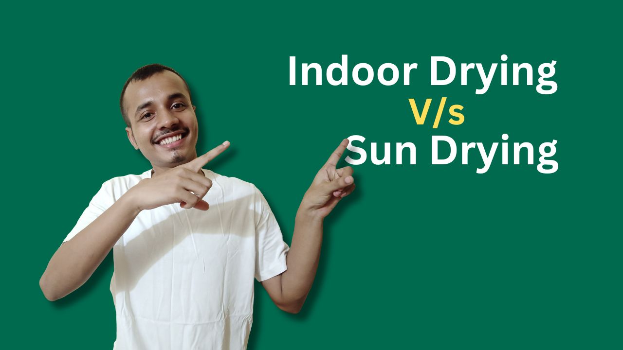 Sun Drying is better than Indoor Drying